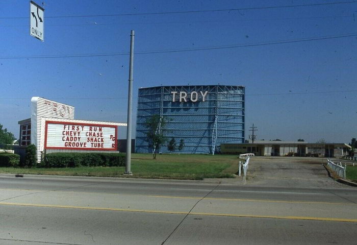 Troy Drive-In Theatre - Troy 1 8-1980 (newer photo)